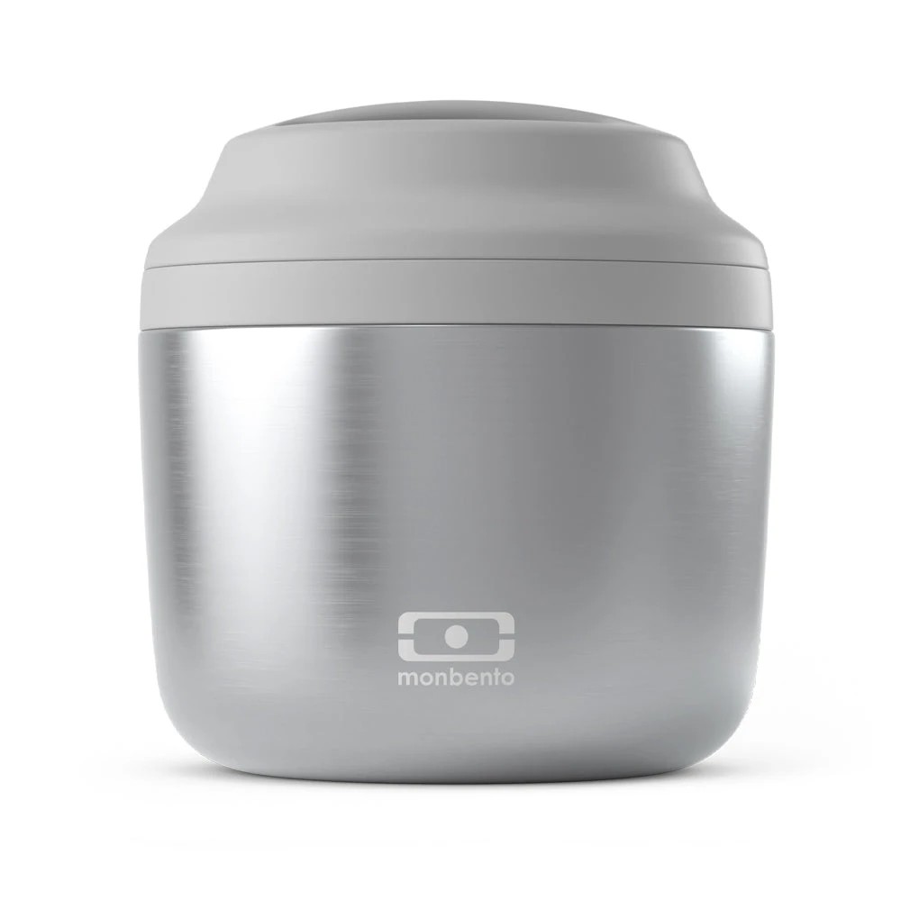 1 Monbento Mb Element Isolated Bento Box - Silver, 1 of 5