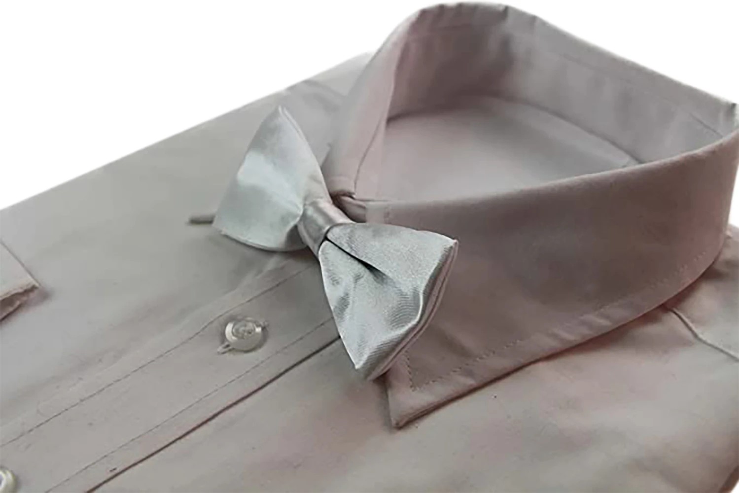6 Zasel Boys White Plain Bow Tie - White, 6 of 7