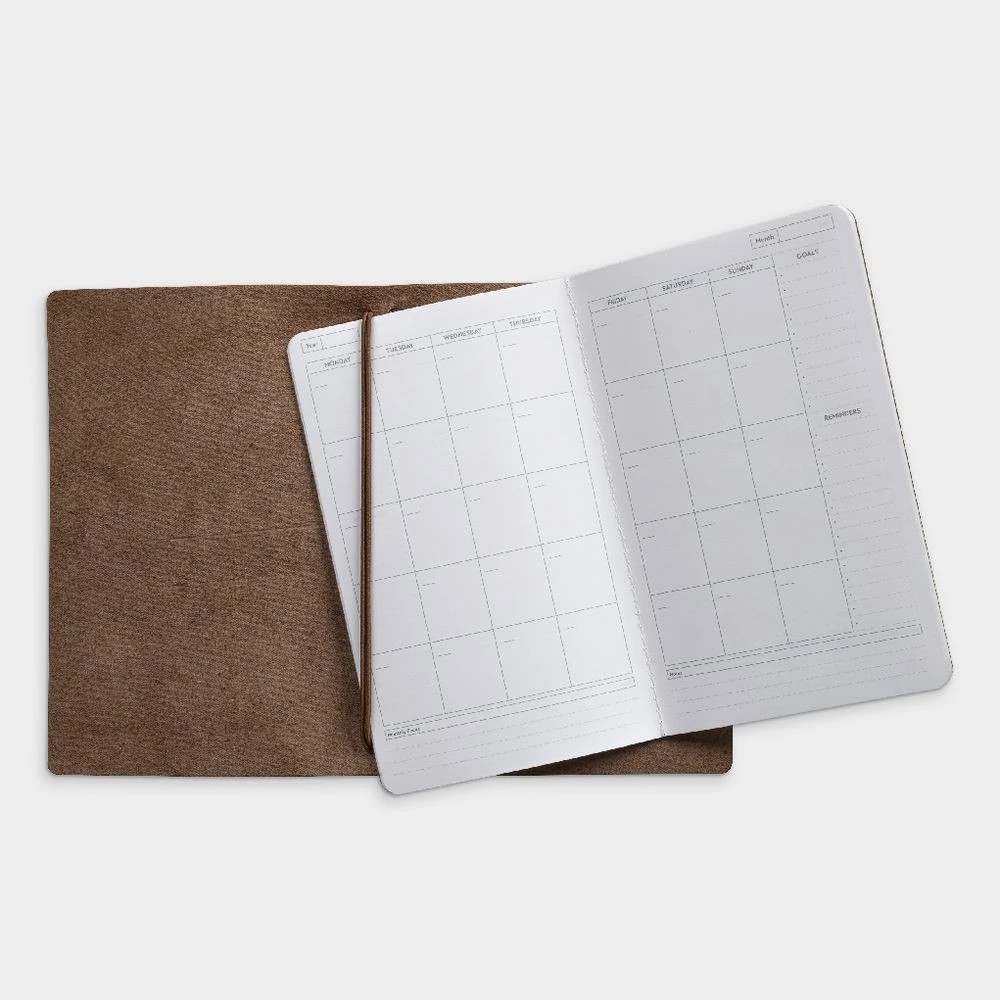 8 Otto Genuine Leather Personal Planner Tan, 8 of 8