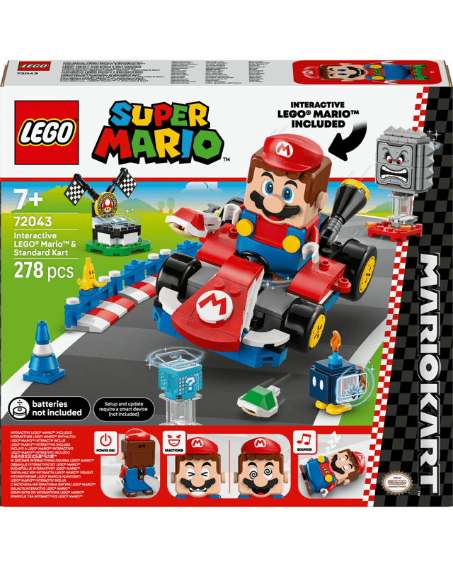 LEGO Super Mario: Mario Kart  Interactive LEGO Mario & Standard Kart 7