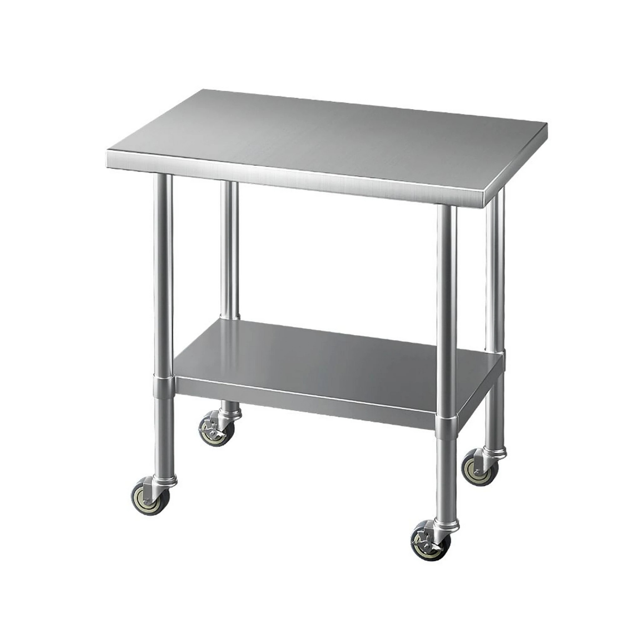 4 Cefito Stainless Steel Kitchen Benches Work Bench Wheels - Multi, 4 of 7