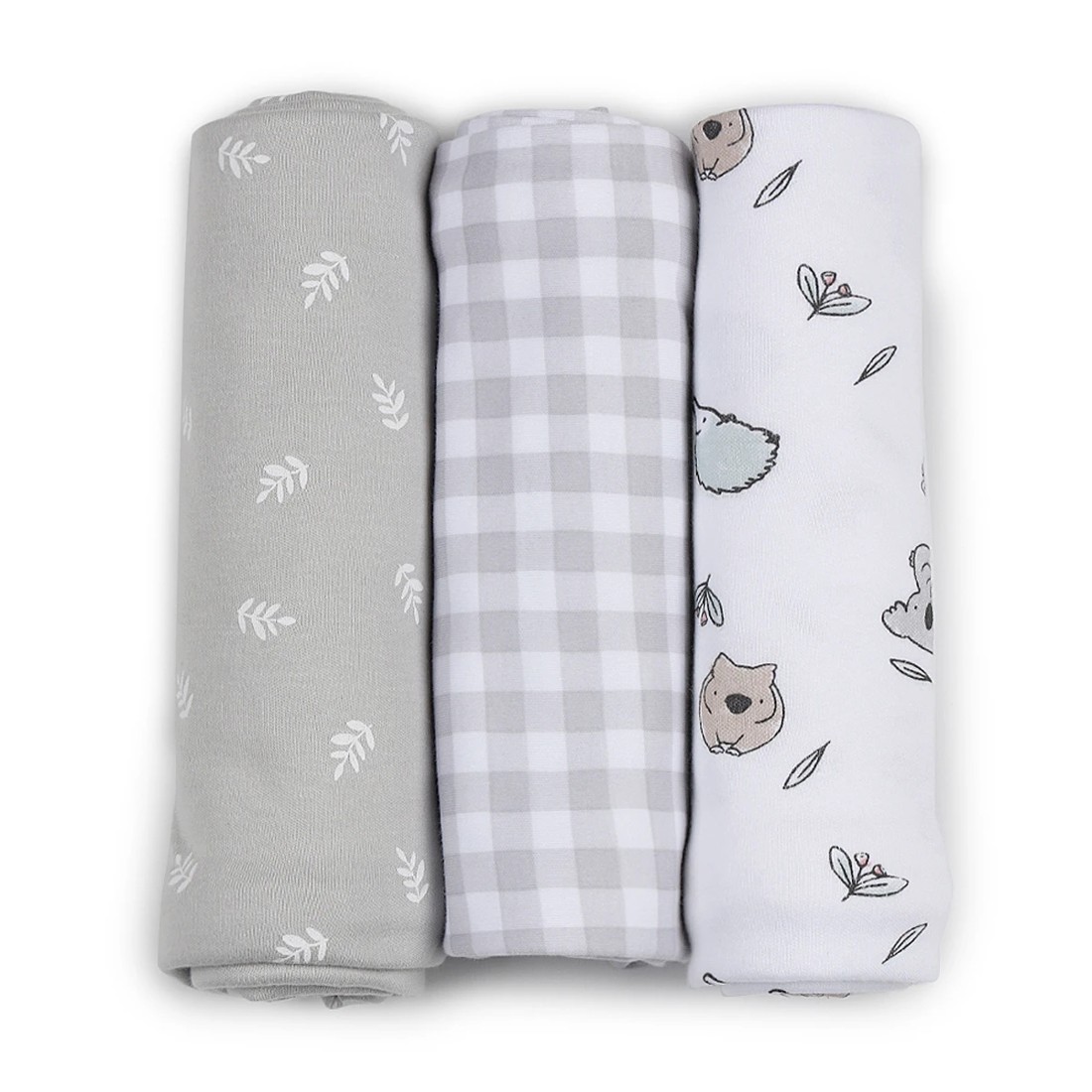 3 3 Pack Organic Cotton Interlock Wraps - Australiana, 3 of 7