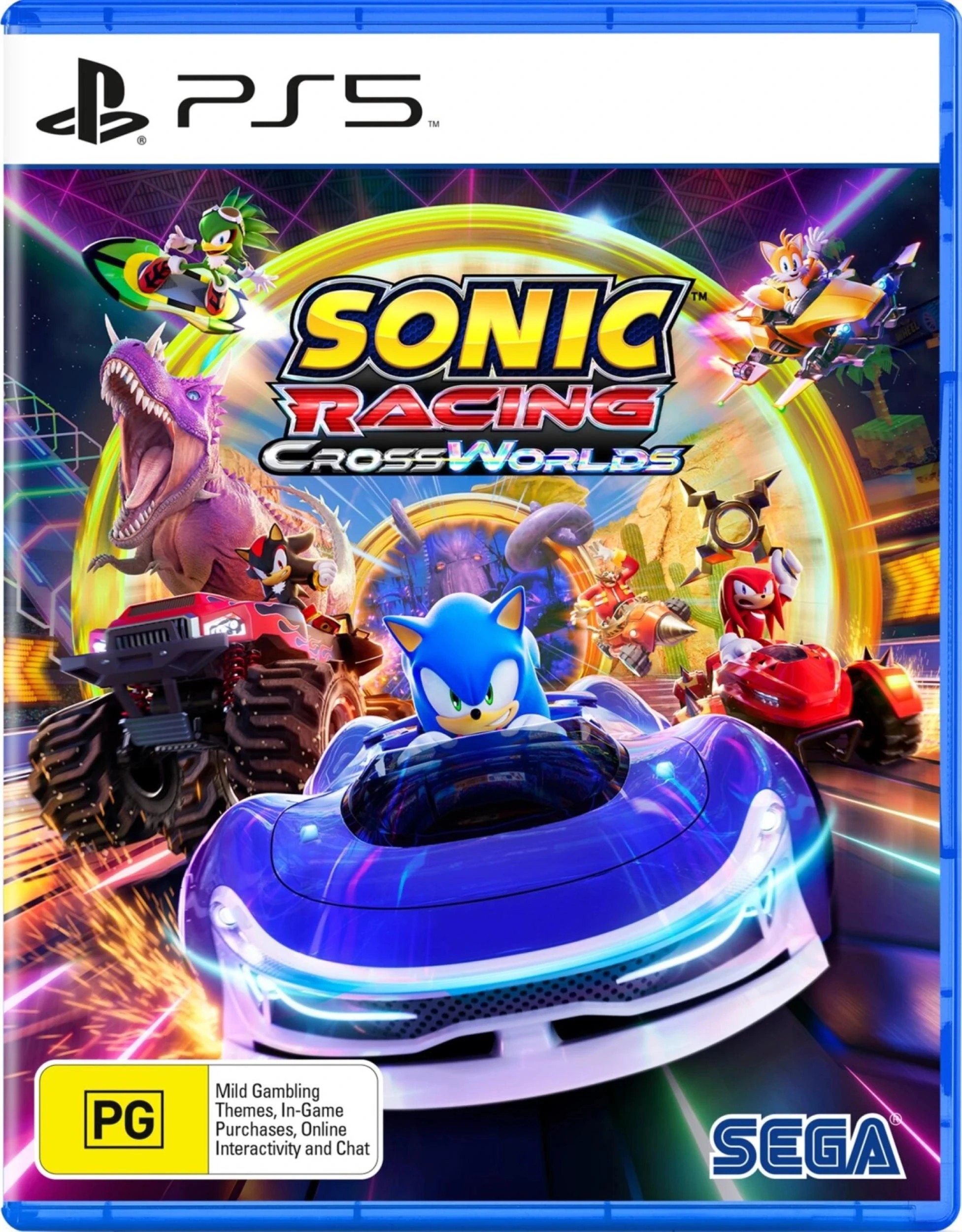 1 Sonic Racing CrossWorlds - PlayStation 5 - Multi, 1 of 4