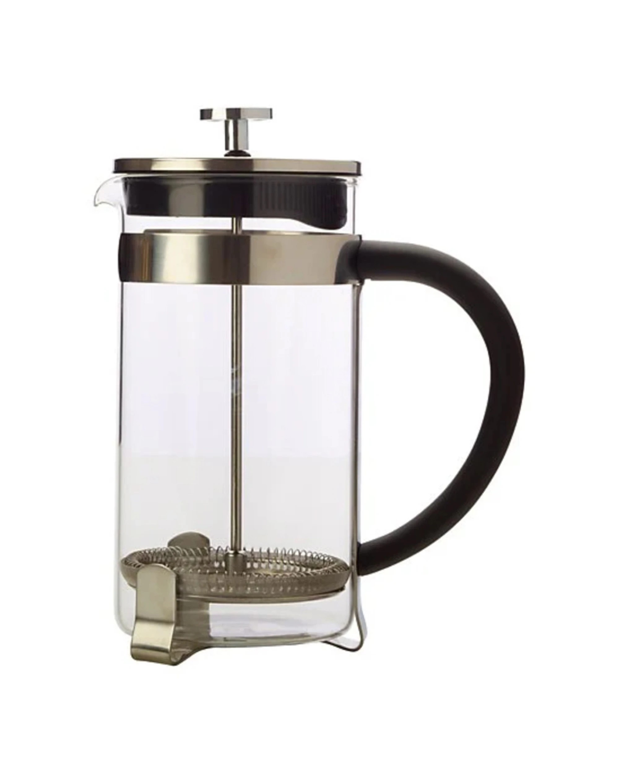 1 Maxwell & Williams Glass 1L Blend Plunger French Press Stainless Steel Coffee Maker - Silver, 1 of 1