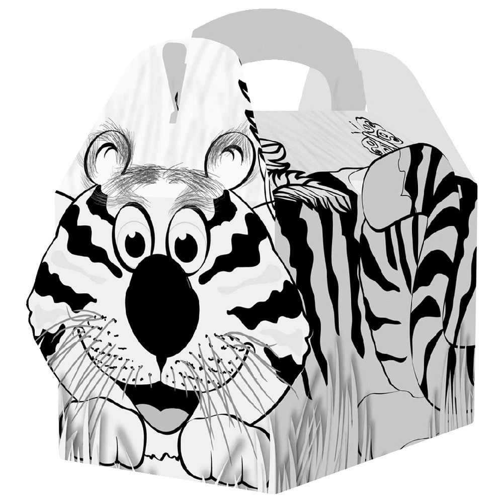 6 Colpac Kids Mealbox Colour-in Jungle 25 Pack, 6 of 9