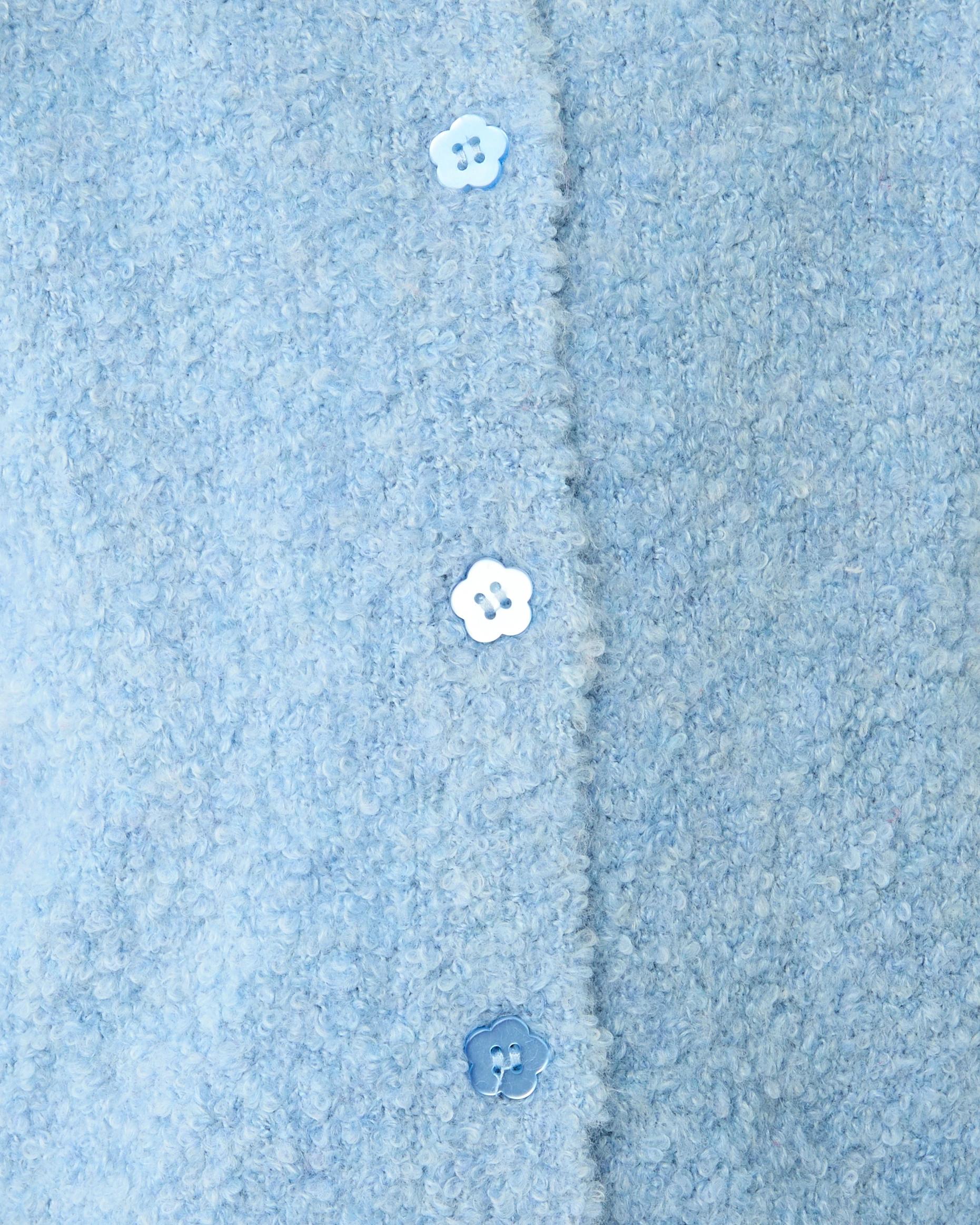 5 Boucle Cardigan Blu Fog, 5 of 8