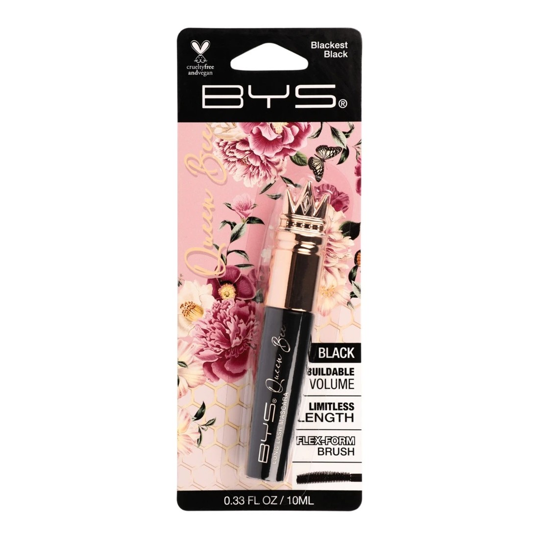 2 BYS Queen Bee Long Lash Mascara - Blackest Black, 2 of 3