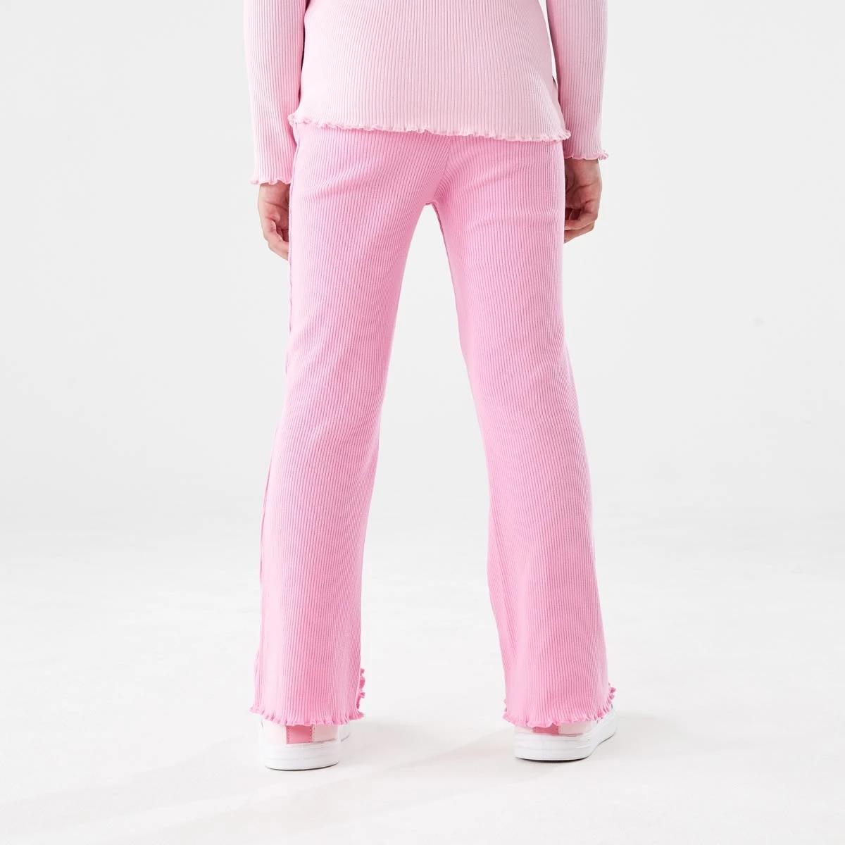 2 Rib Flare Leggings Pris Pink, 2 of 8
