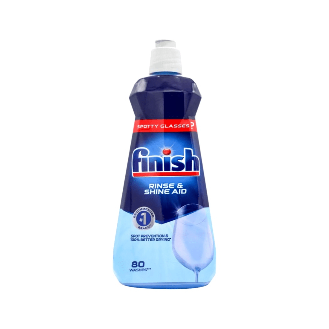 3 Finish Rinse And Shine Aid Glass Protection Spot Prevention Dishwasher 400ml, 3 of 3