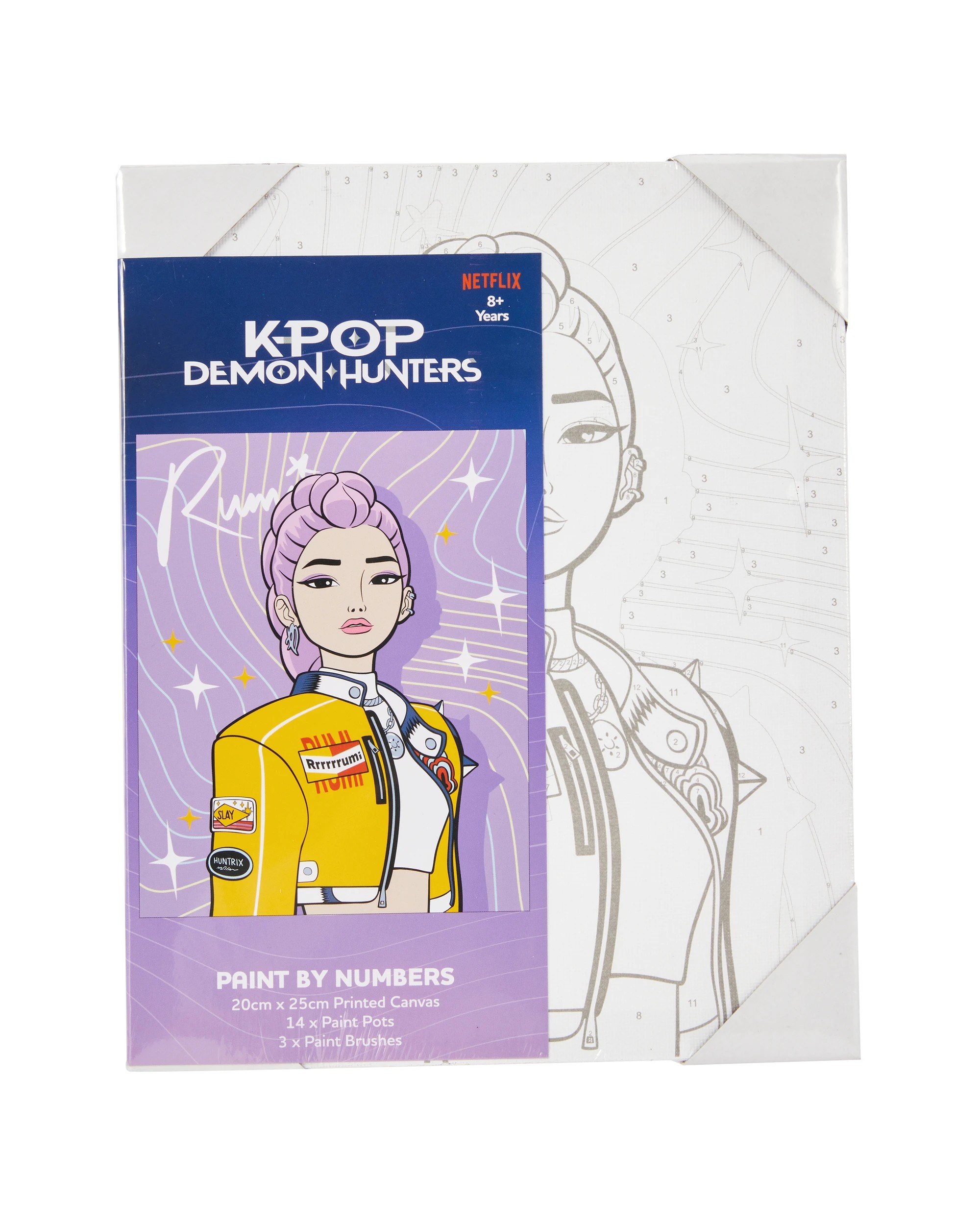 1 KPop Demon Hunters Paint by Numbers Kit - Rumi, 1 of 4