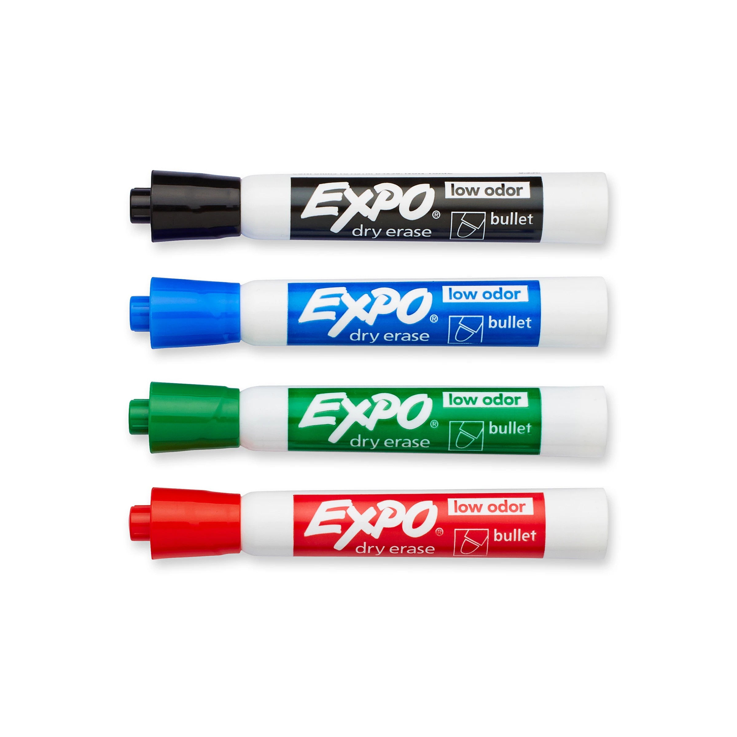 2 4 Pack Expo Dry Erase Whiteboard Marker Bullet Tip - Business Assorted, 2 of 10