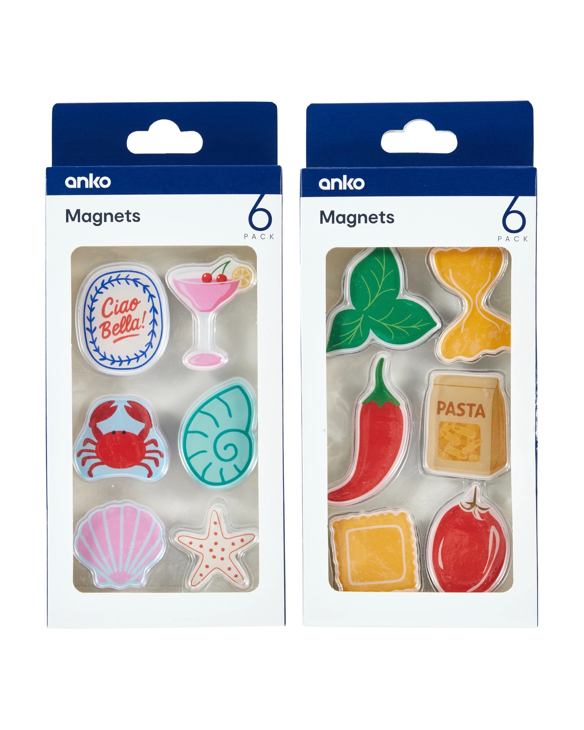 1 6 Pack Magnets - Assorted, 1 of 6