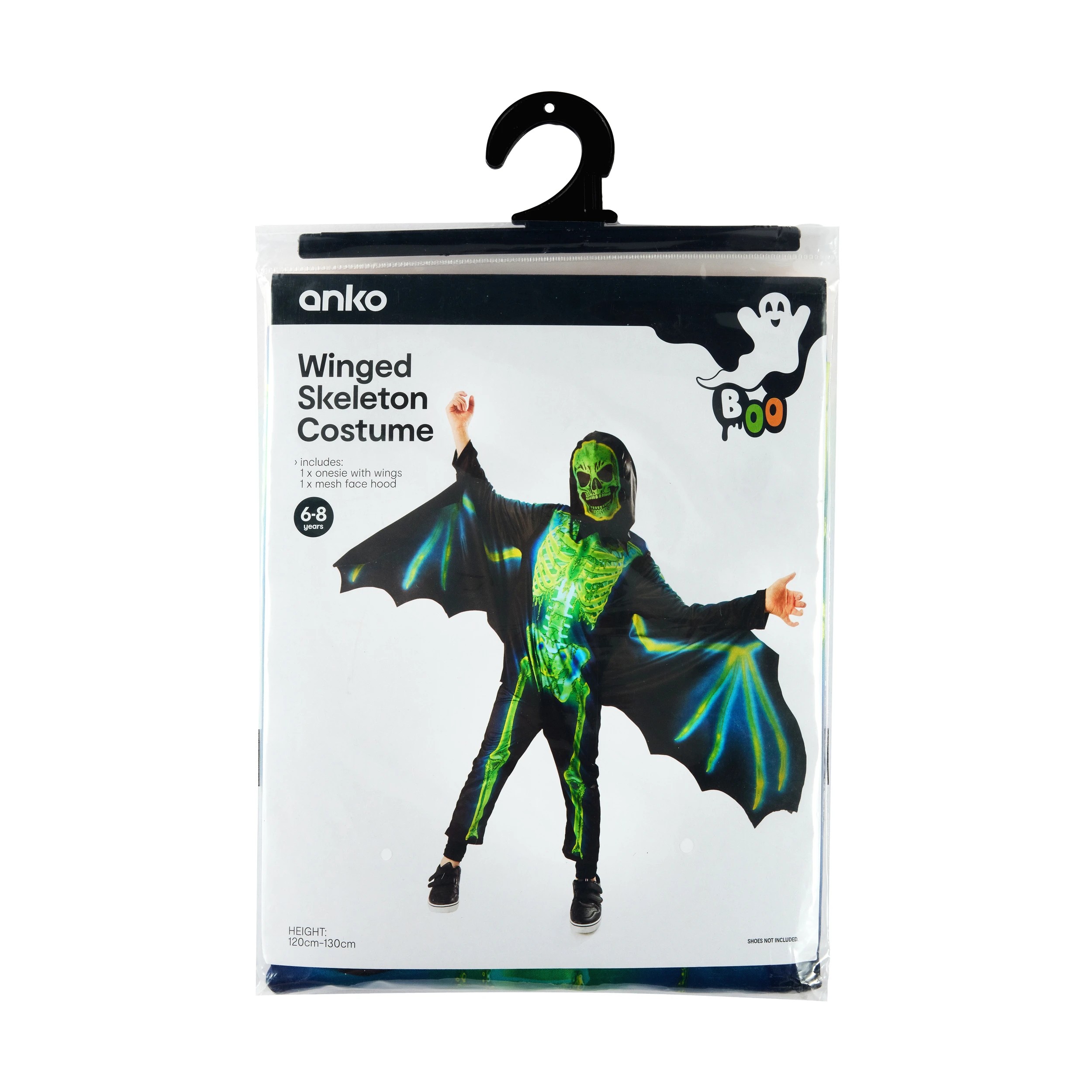 9 Winged Skeleton Costume - Ages 6-8, 9 of 10