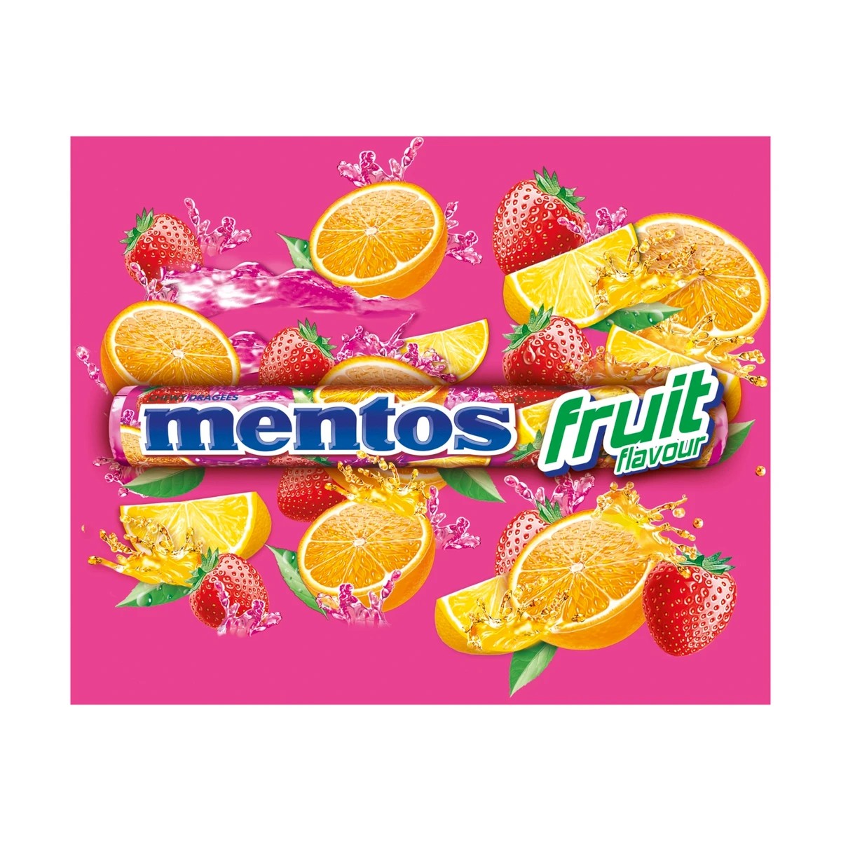 3 Mentos Candy Fruit Roll Chewy Dragees 37.5g, 3 of 4
