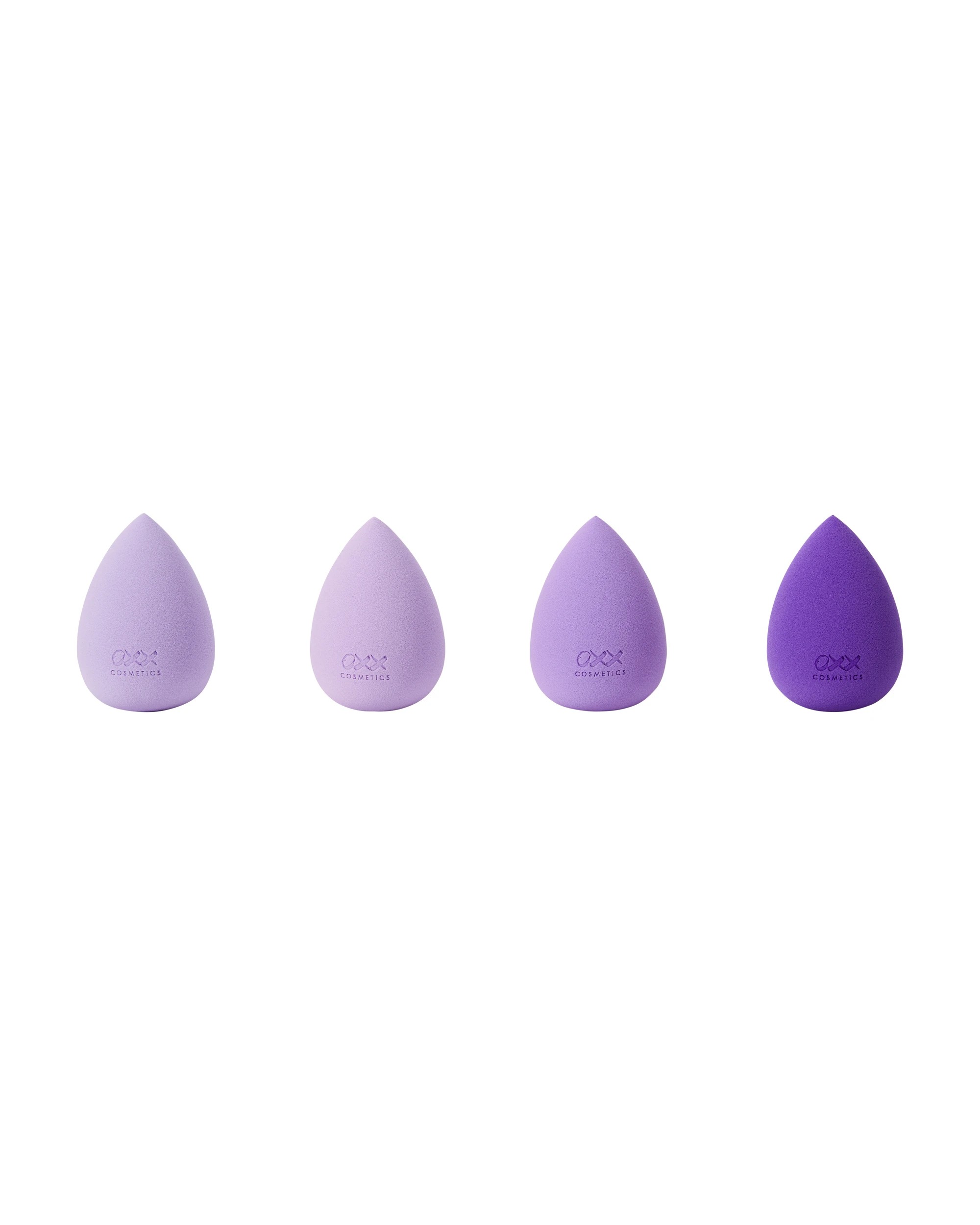 1 OXX Cosmetics 4 Pack Blender Sponge - Purple, 1 of 4