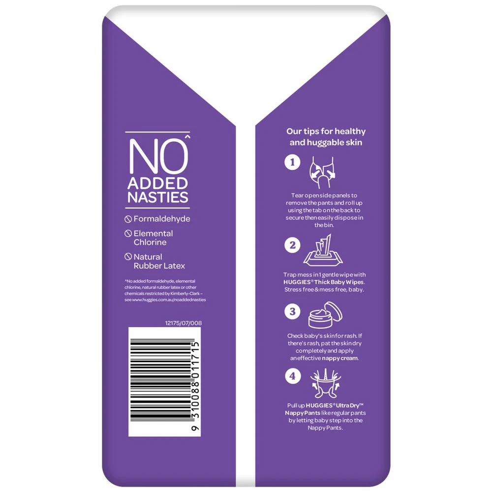 4 Huggies Nappy Pants Junior Girl 24 Pack, 4 of 10