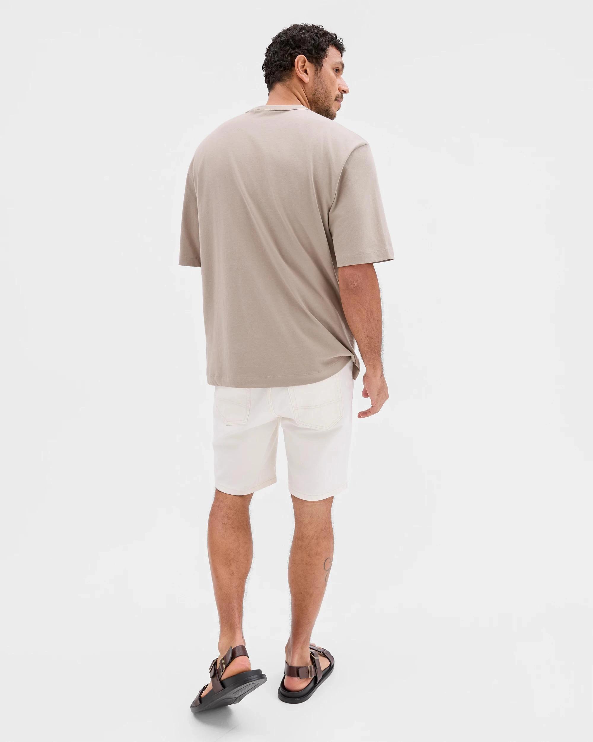 4 Target Australian Cotton Oversized T-Shirt GREY, 4 of 5