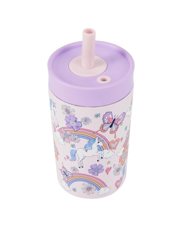 400ml Unicorn Double Wall Sipper Tumbler