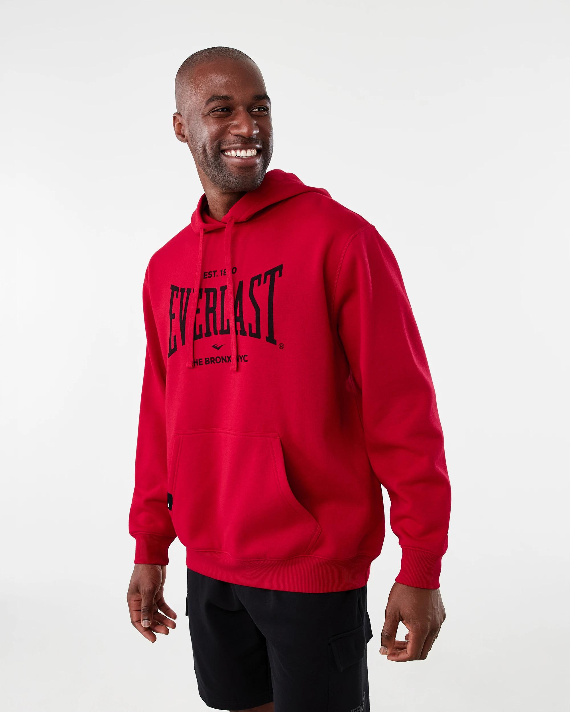 2 Everlast Mens Bronx Hoodie Team Red, 2 of 8