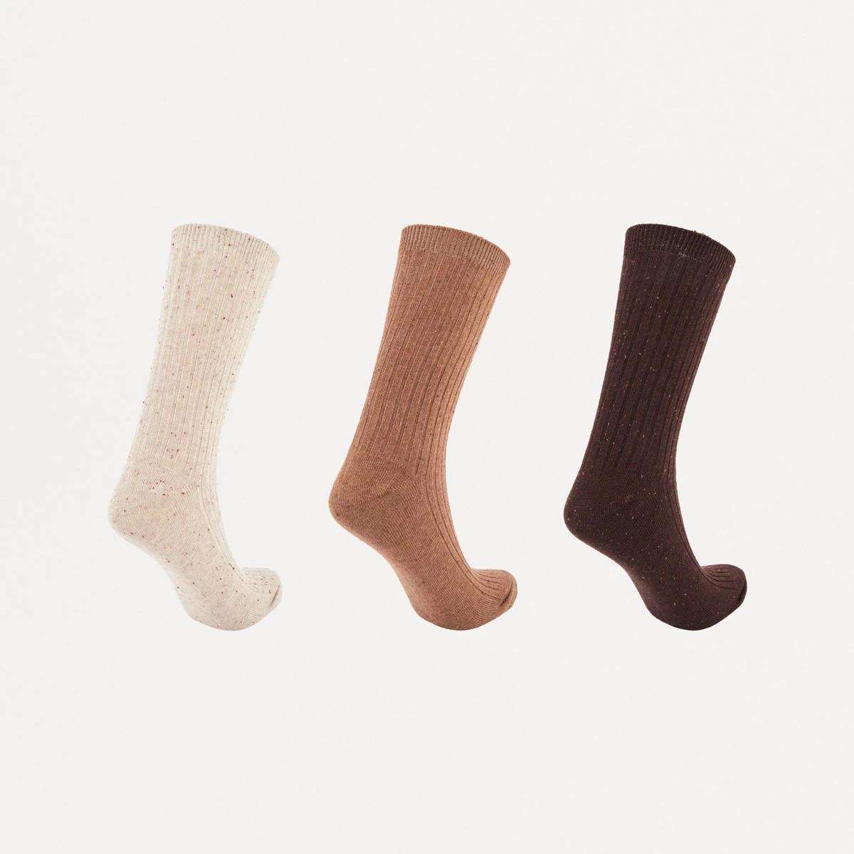 2 3 Pack Winter Rib Boot Socks Car Nep Mx, 2 of 3