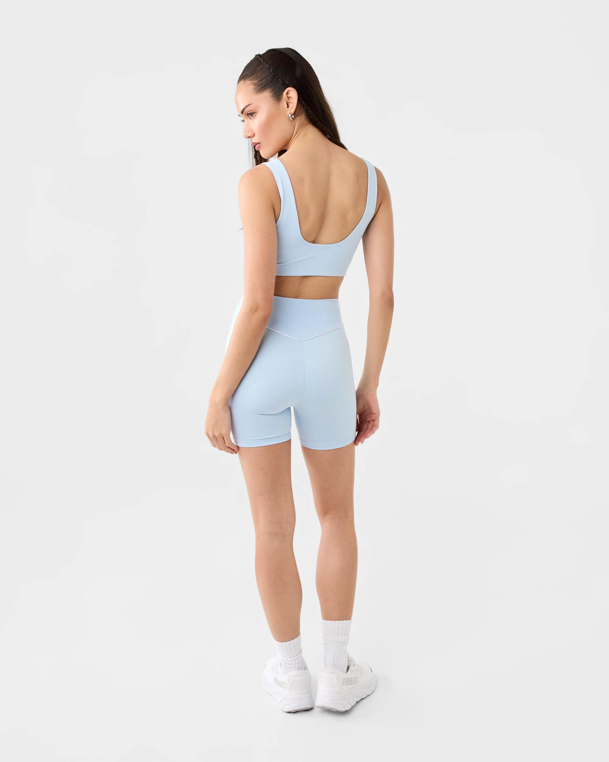 4 Everlast Womens Piped Sports Bra Powder Blu, 4 of 8