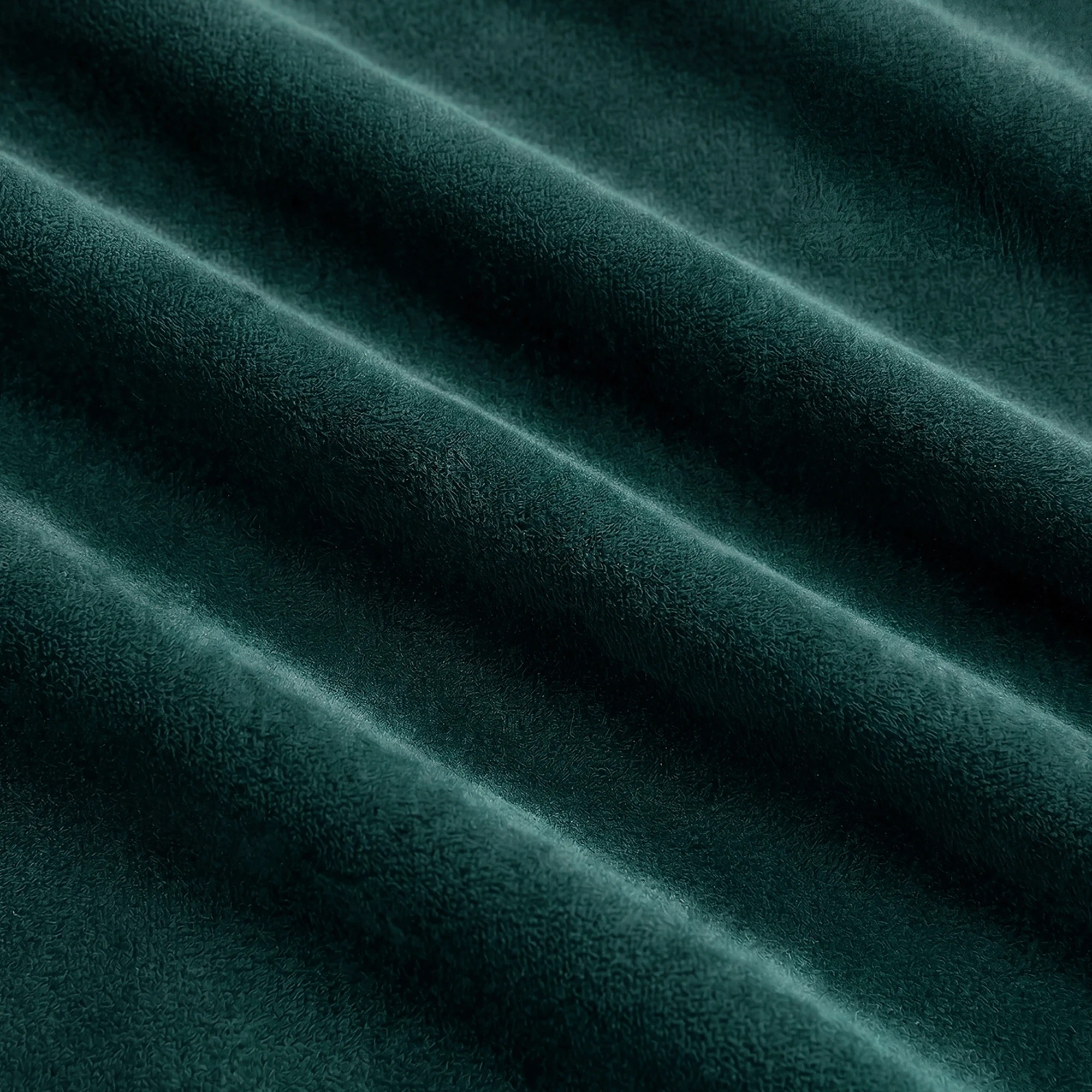 6 Marlow Blackout Curtains 2 Panels Velvet Room Darkening Eyelet Curtains Green, 6 of 8