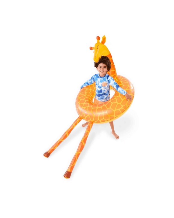 Inflatable Giraffe Swim Ring