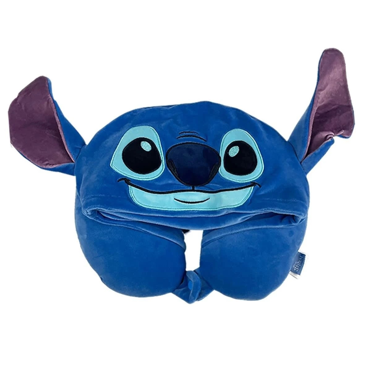 1 Disney Lilo & Stitch Hooded Travel Pillow, 1 of 2
