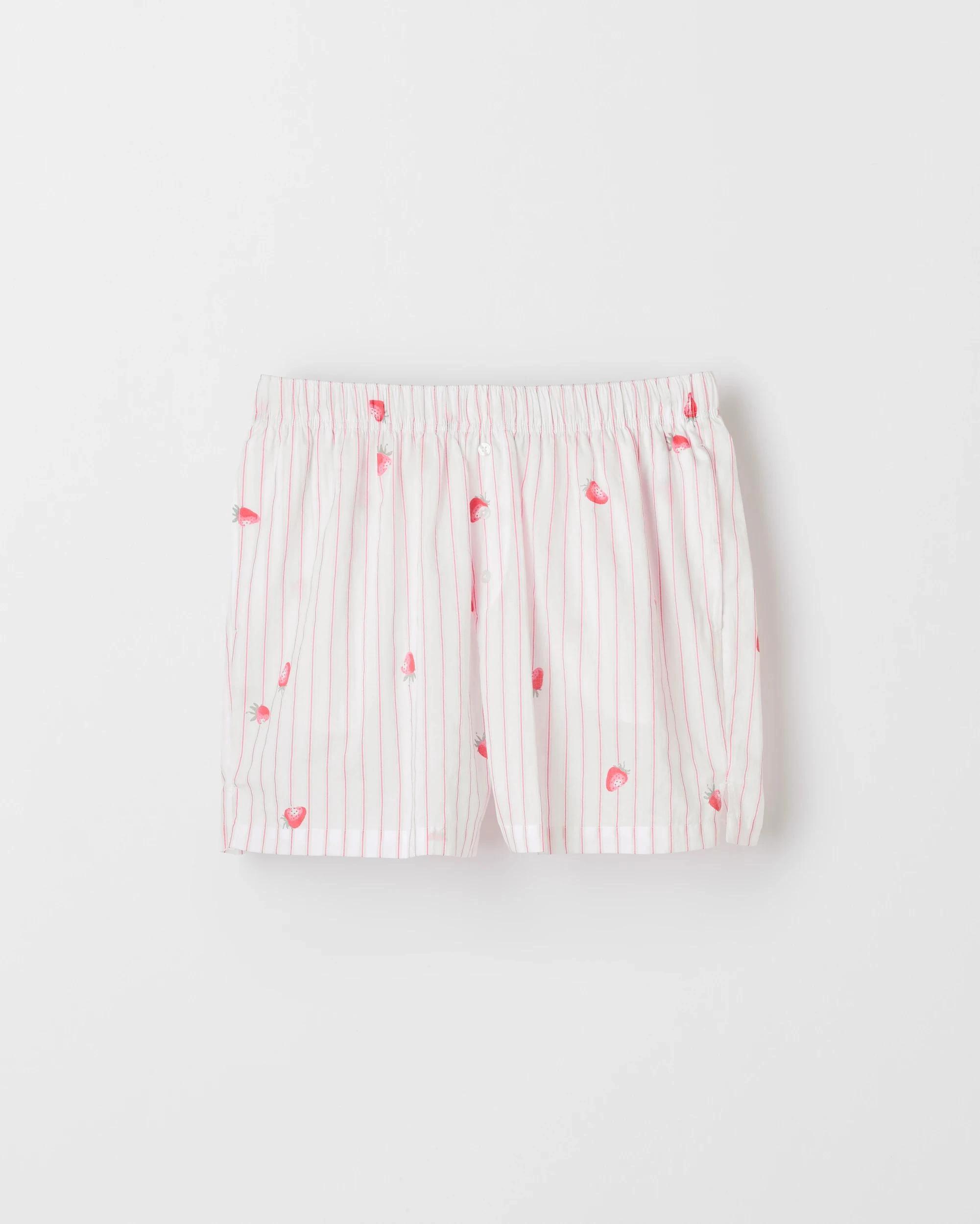 9 Target Woman Australian Cotton Womens Woven Boxer Short 2 Pack STRAWBERRY STRIPE/PINK, 9 of 10