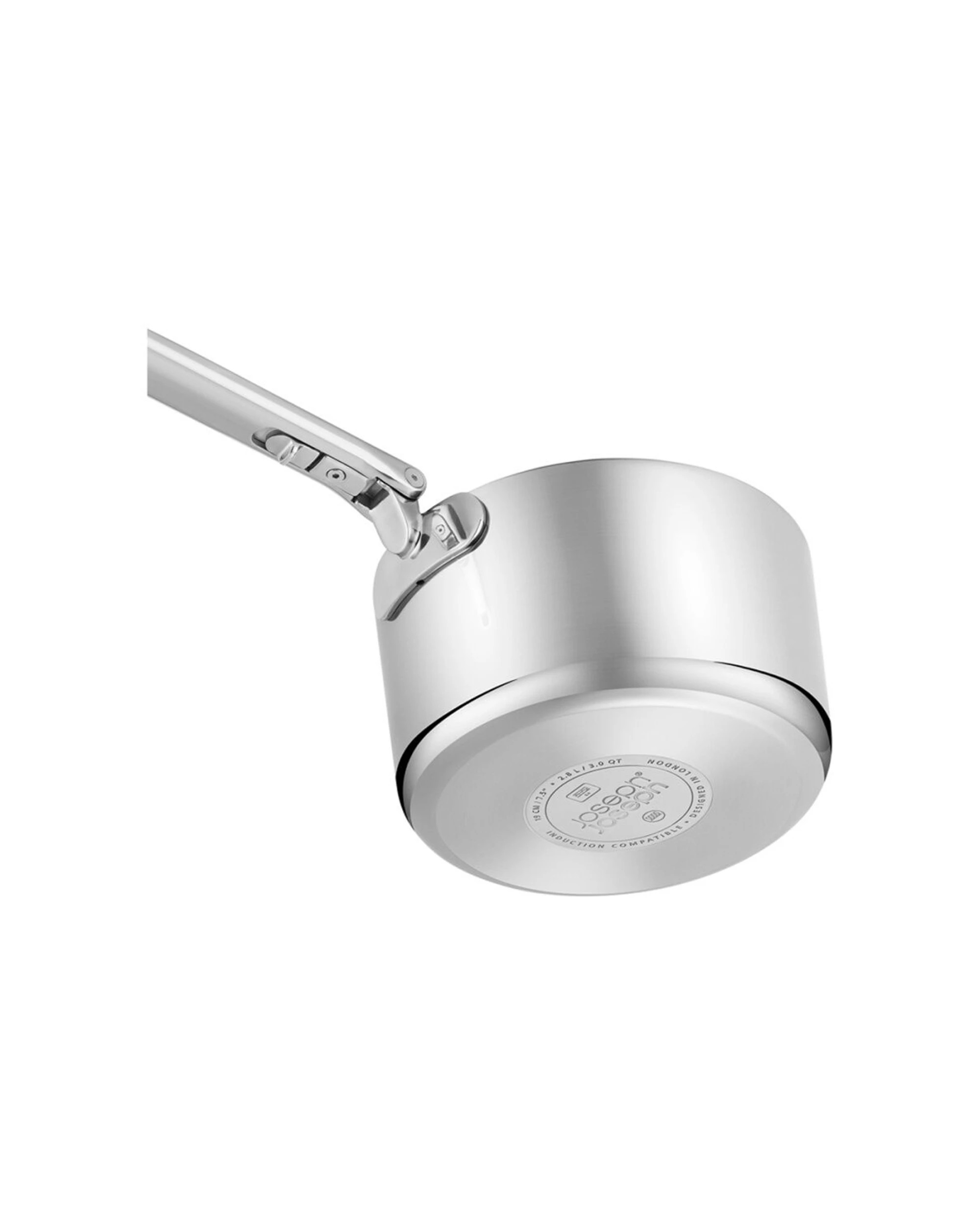 5 Joseph Joseph 5pc Space Saving Induction Cookware Set With Foldable Handle - Silver, 5 of 7