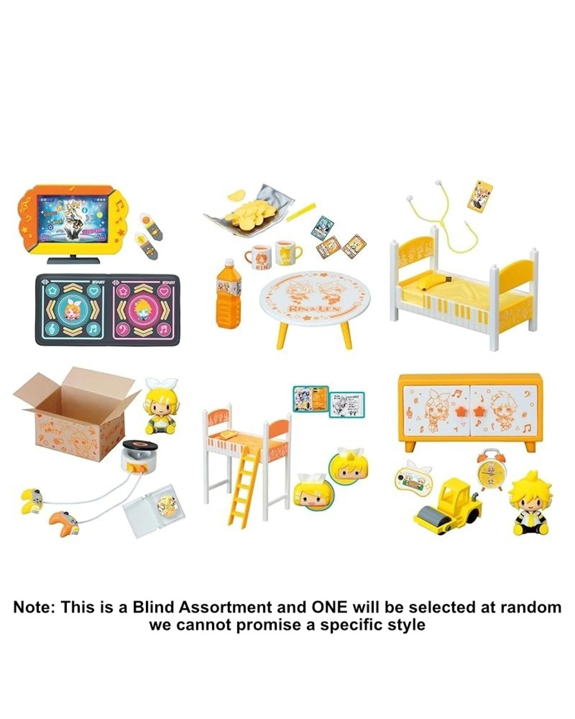 2 Re-Ment Kagamine Rin and Len Room Blind Box, 2 of 3