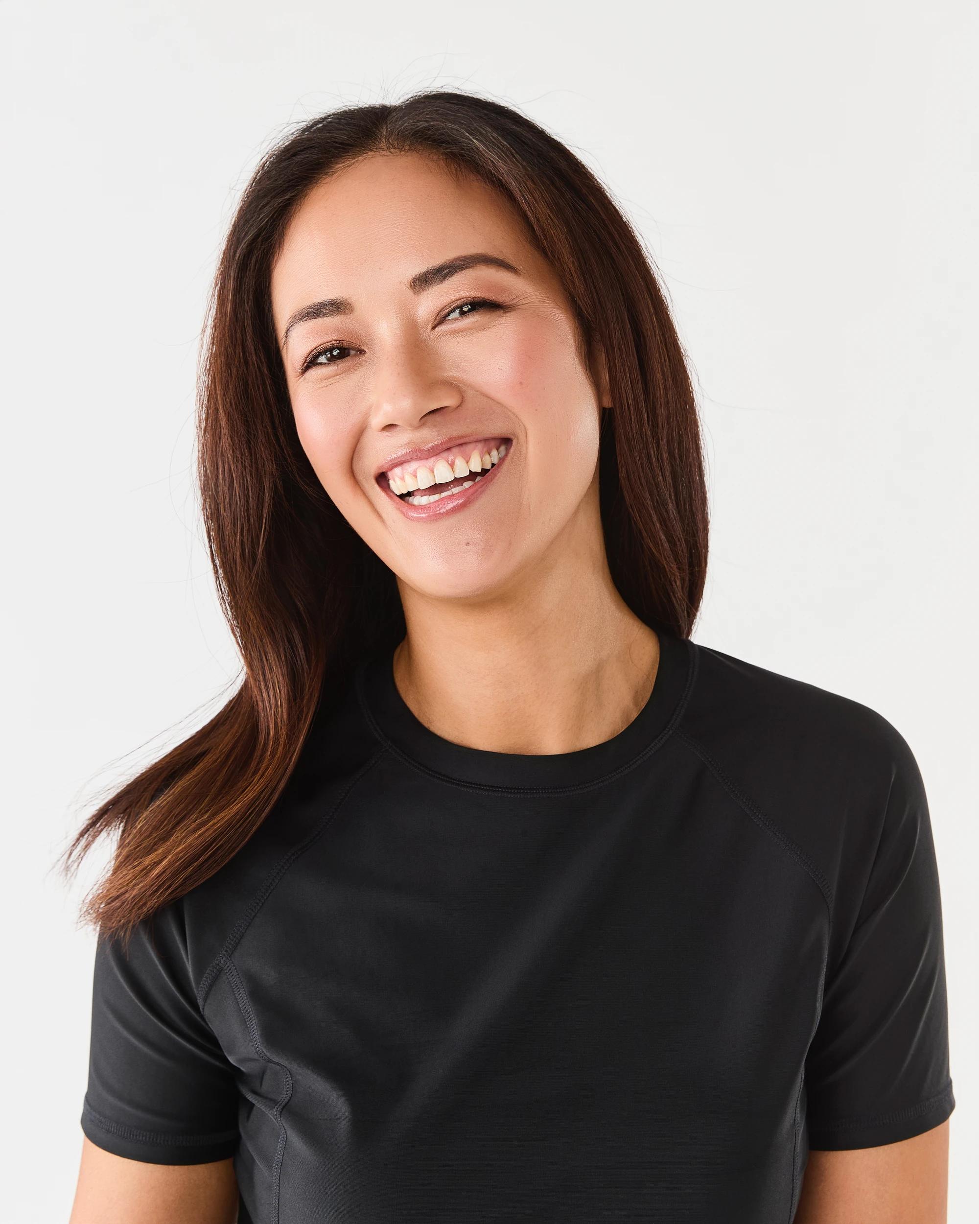 4 Short Sleeve Rash Vest Black, 4 of 7