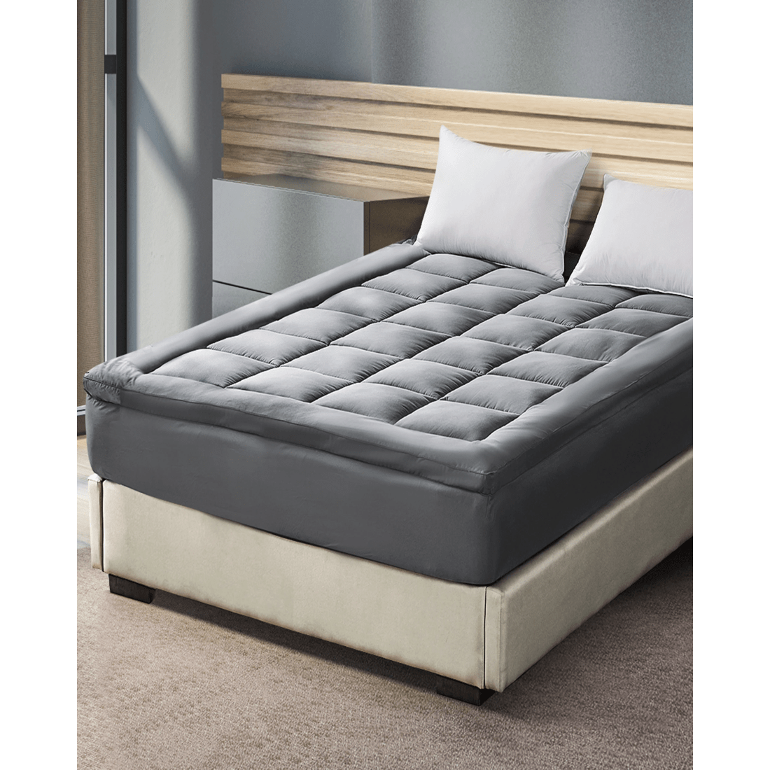 4 Dreamz Mattress Topper 1000gsm Single, 4 of 7