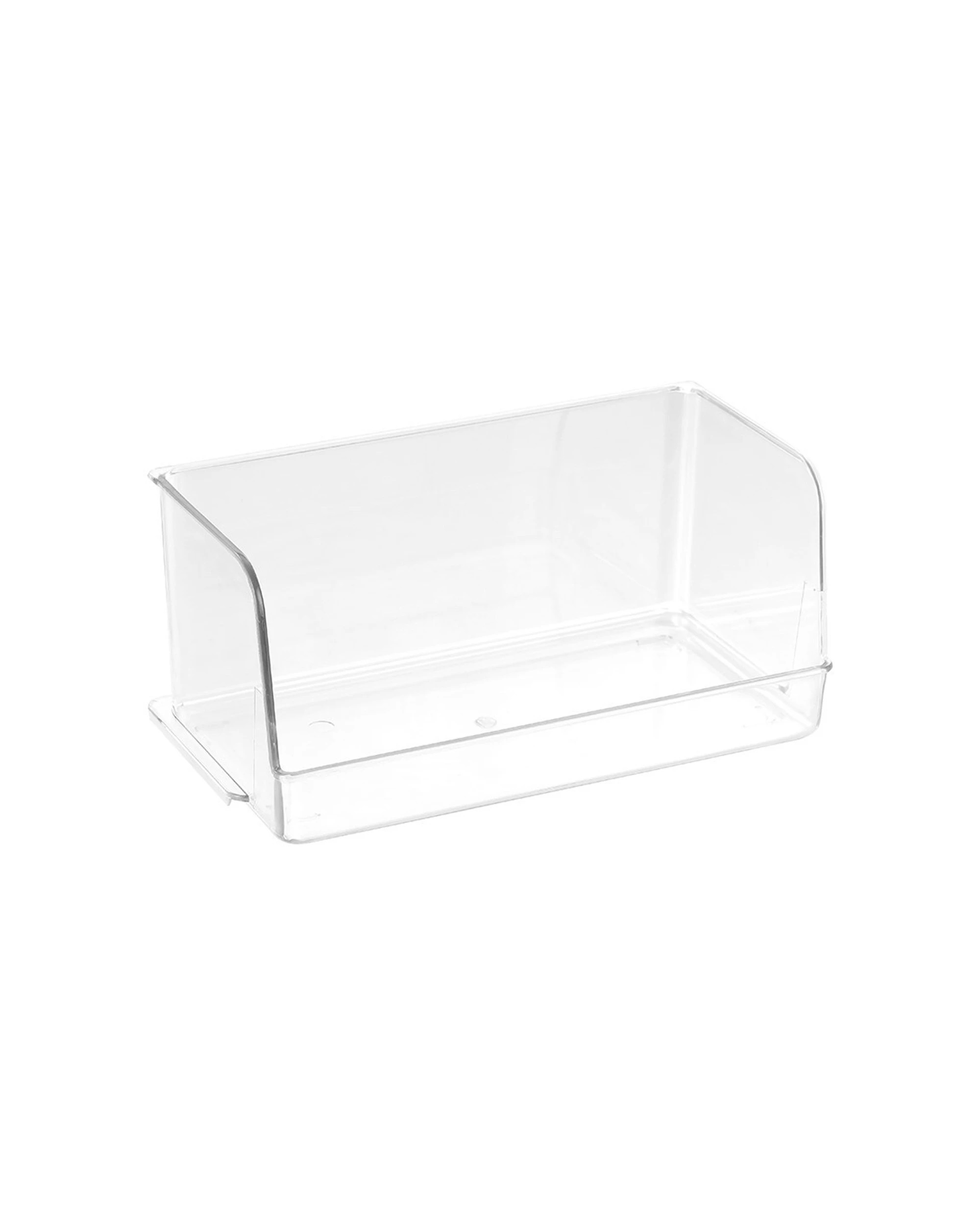1 Boxsweden Crystal Kitchen Stackable Organiser Large Durable 31.5cm - Clear, 1 of 3