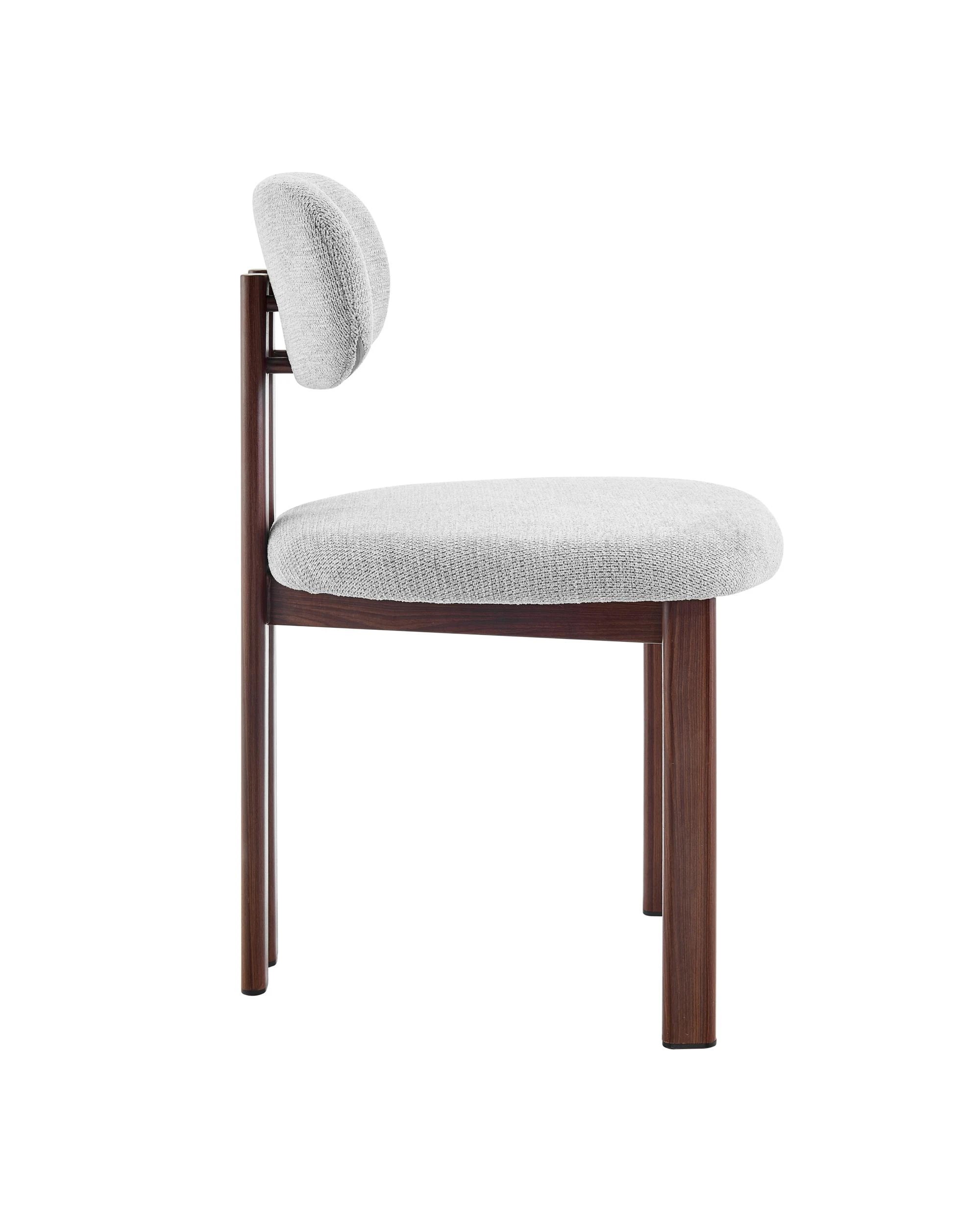 5 Kodu Hilda Dining Chairs Pair Set of Two - Grey, 5 of 10