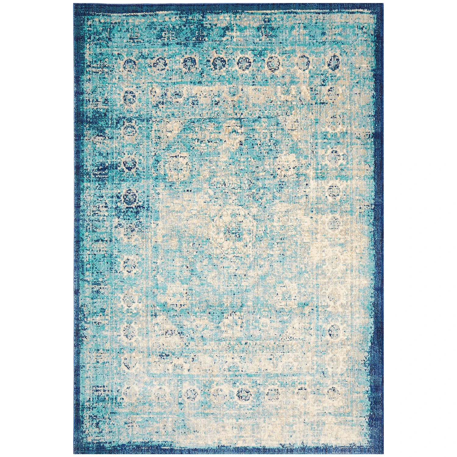 2 Common Ground Rugs Isadora 261 230x160cm - Medium Power Loomed Pet Friendly Floor Rug - Blue, 2 of 7