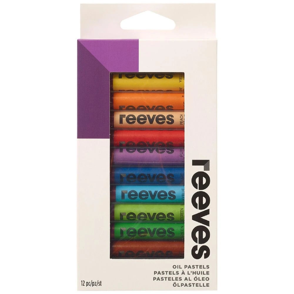 1 Reeves Oil Pastels 12 Pack, 1 of 1