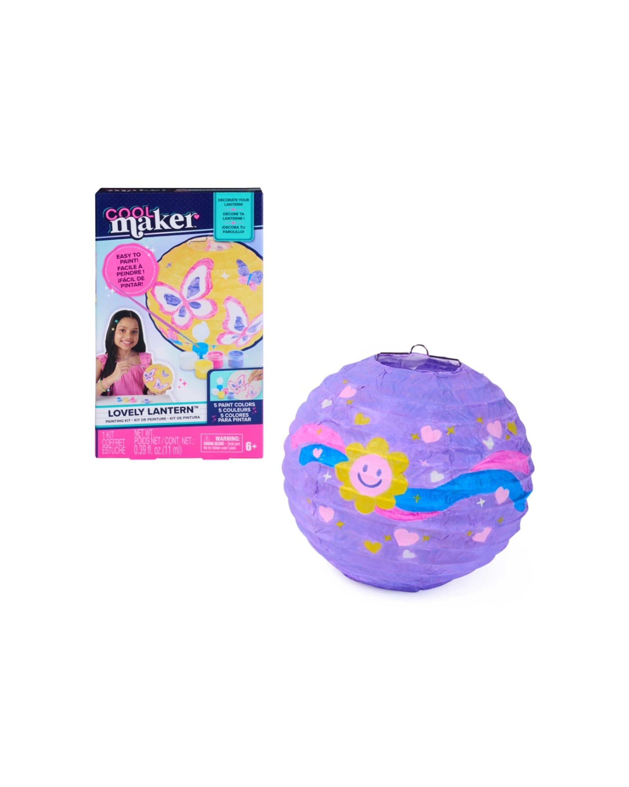 2 Cool Maker Lovely Lantern Kit Kids Craft Toy 5 Paint Colours - Yellow, 2 of 2