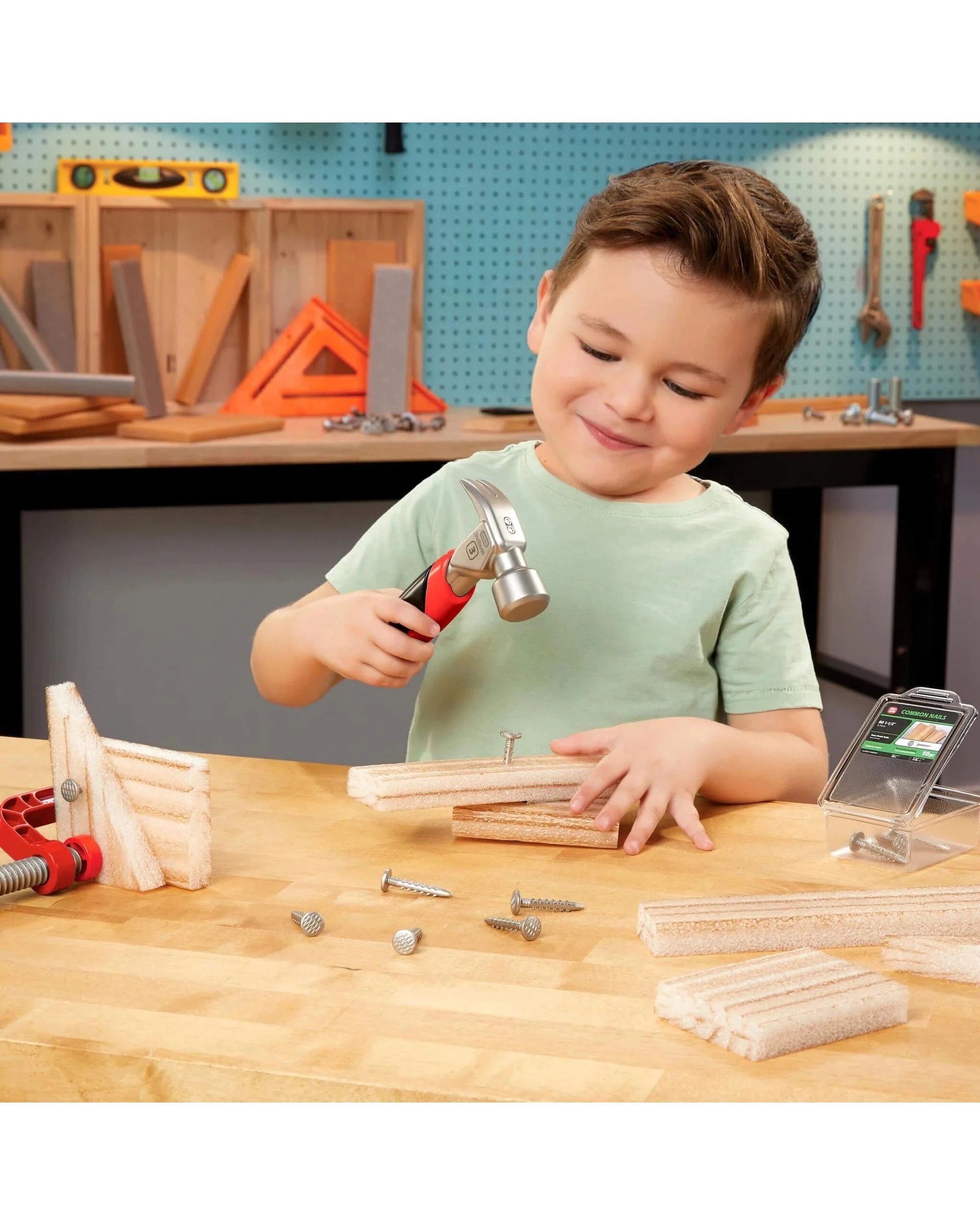 4 Little Tikes Creative Construction Hammer and Nail Set, 4 of 5