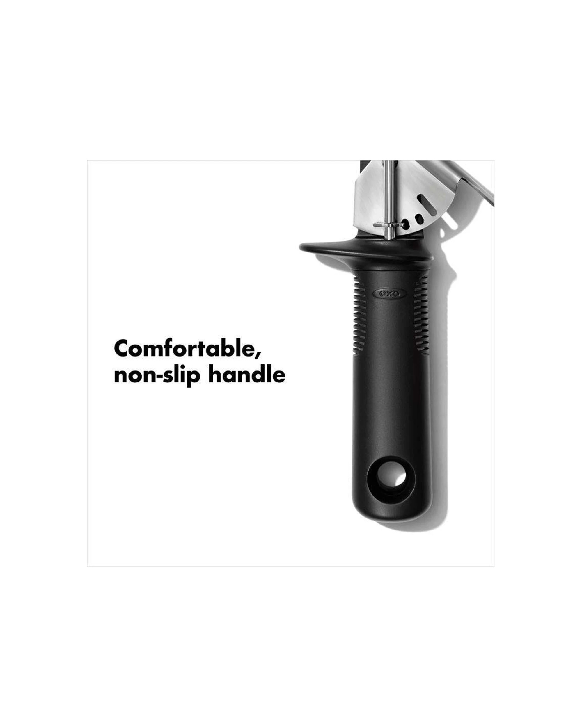 6 Oxo Stainless Steel Trigger Ice Cream Scoop With Non Slip Handle Finger Guard - Black, 6 of 6