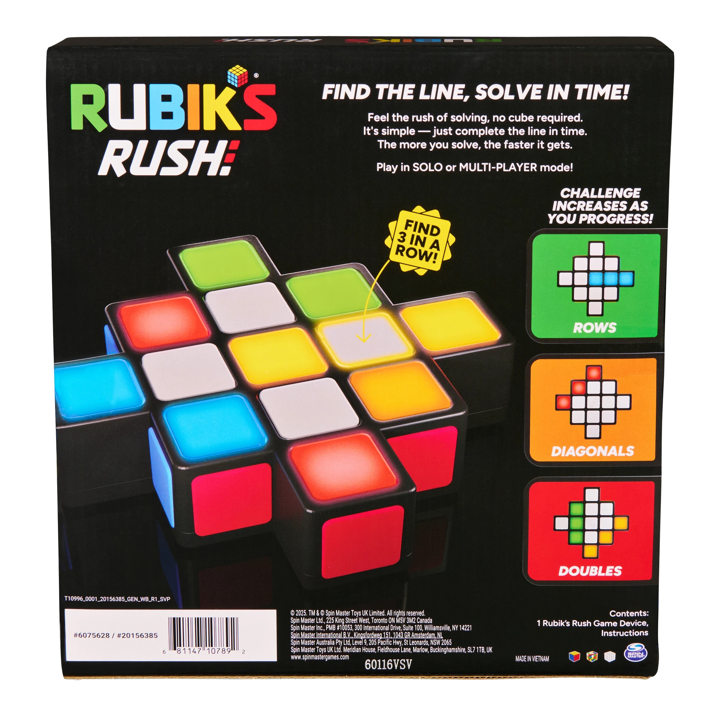3 Rubik's Puzzle Brain Teaser Game Rubik's Rush, 3 of 7
