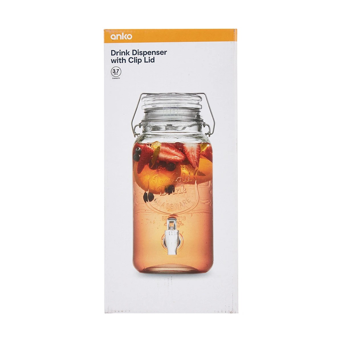 10 Drink Dispenser with Clip Lid, 10 of 10