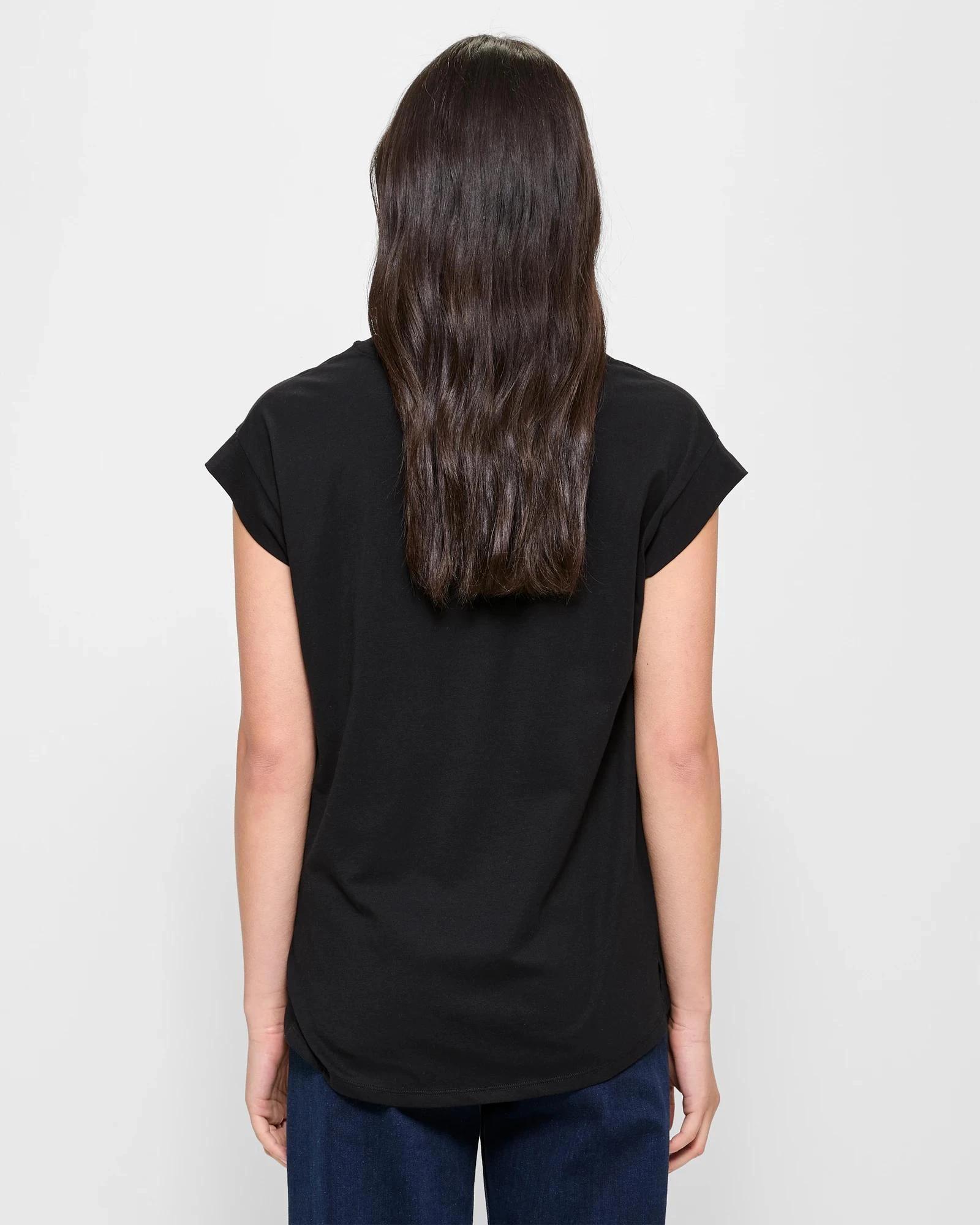 4 Target Australian Cotton Muscle T-Shirt BLACK, 4 of 5