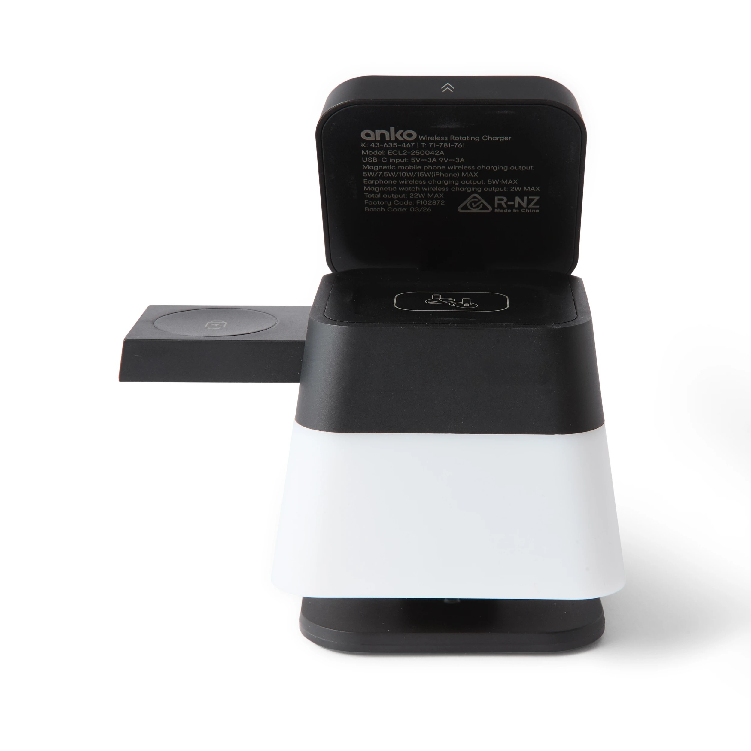 5 Qi2 3-In-1 Wireless Rotating Charger & Light, 5 of 10