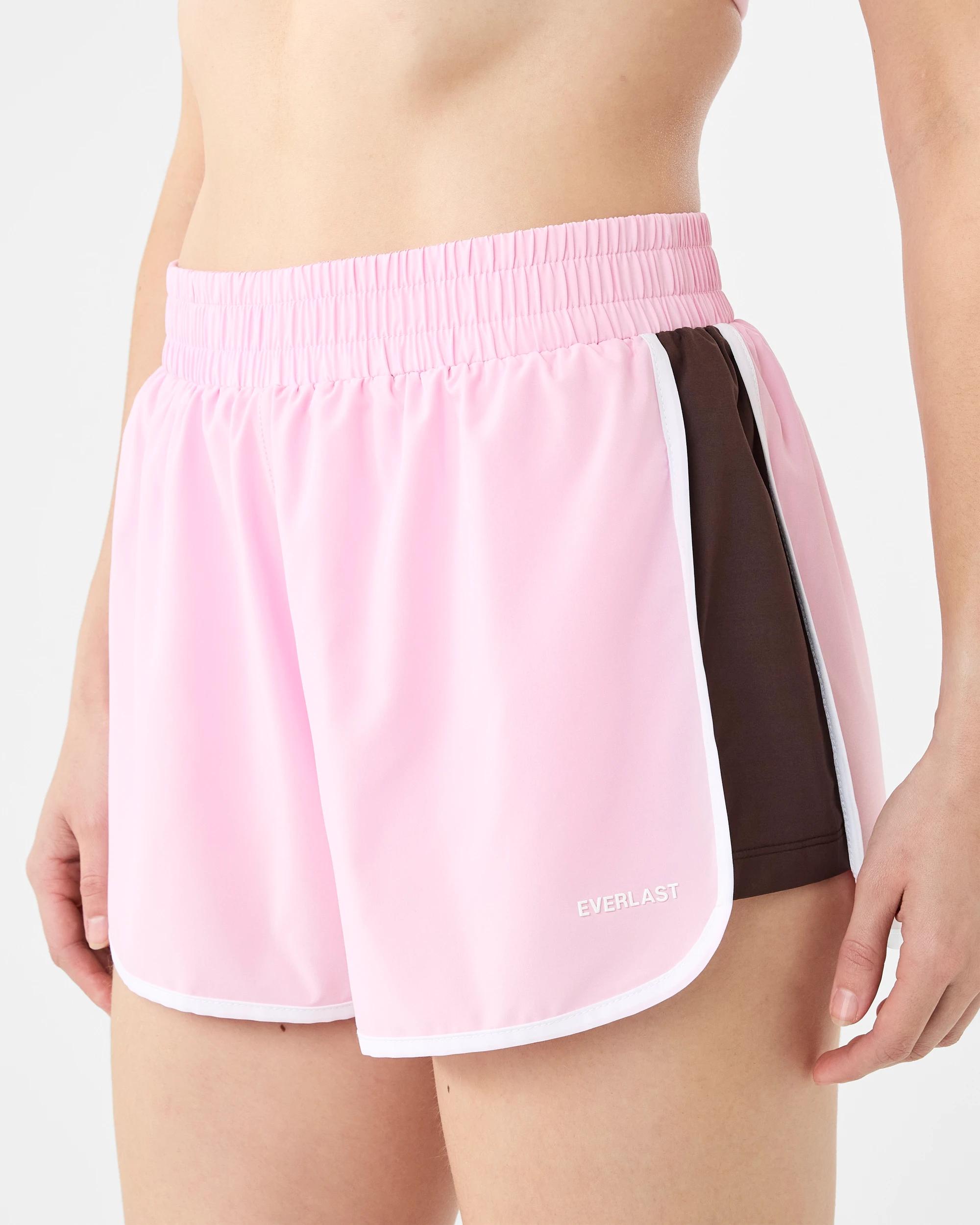 2 Everlast Womens 2-In-1 Flow Shorts Pink, 2 of 8