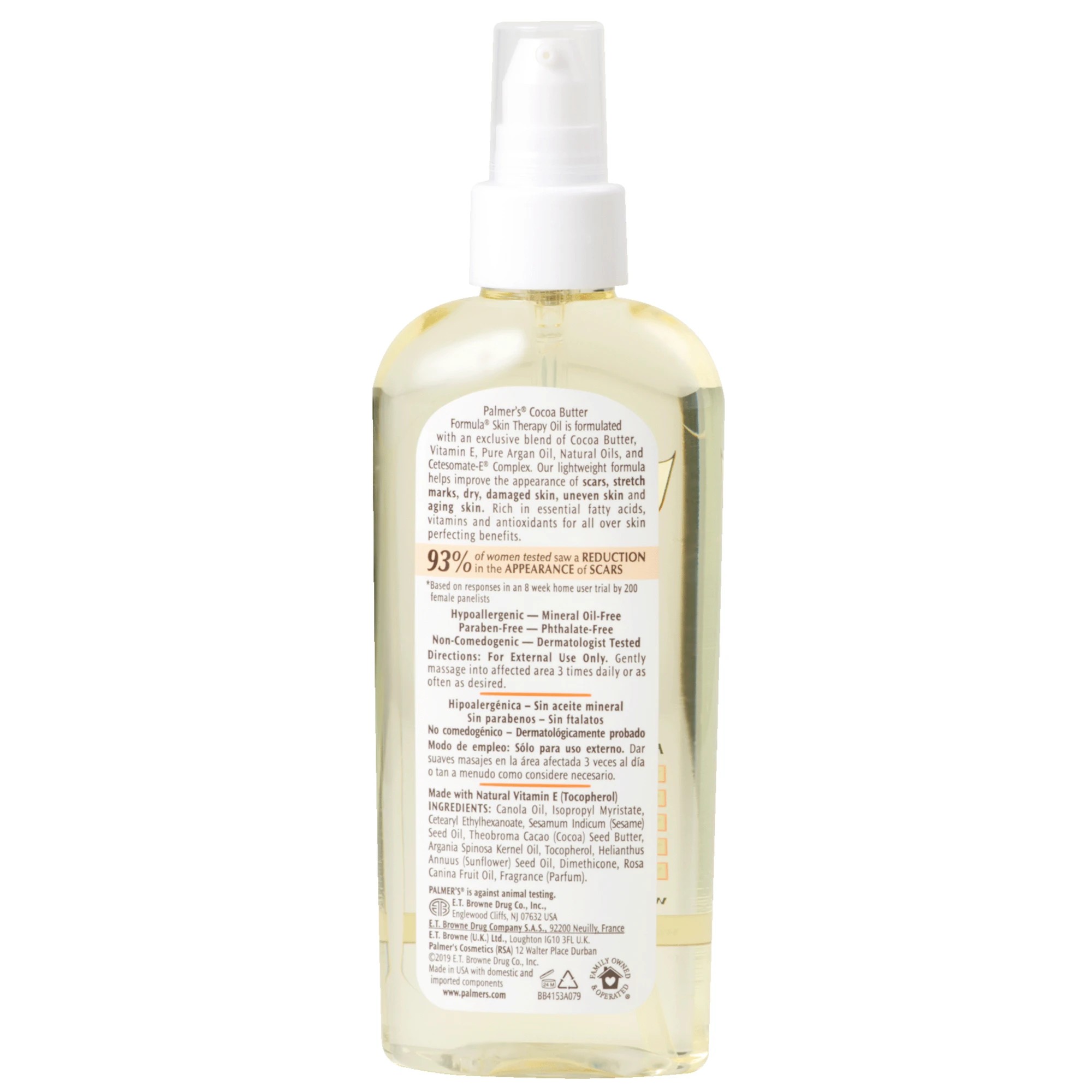 4 Palmer's Cocoa Butter Formula Skin Therapy Oil 150ml - Cocoa Butter, Vitamin E, Argan Oil, Rosehip Oil, Sunflower Seed Oil and Sesame Oil, 4 of 5