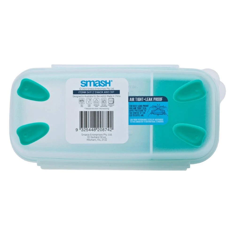 2 Smash Leakproof Snack N Dip Green, 2 of 4