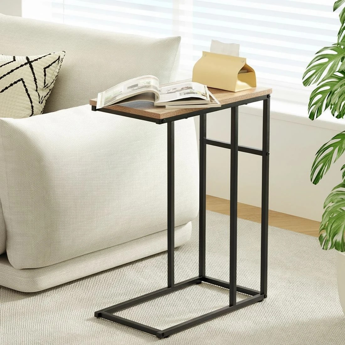 6 Artiss Coffee Table Side Table - Natural, 6 of 7