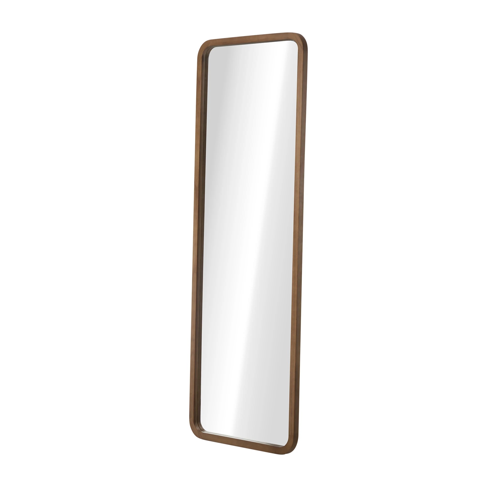 8 Oikiture Full Length Mirror 166x60cm Rectangle Dressing Floor Mirrors - Brown, 8 of 9