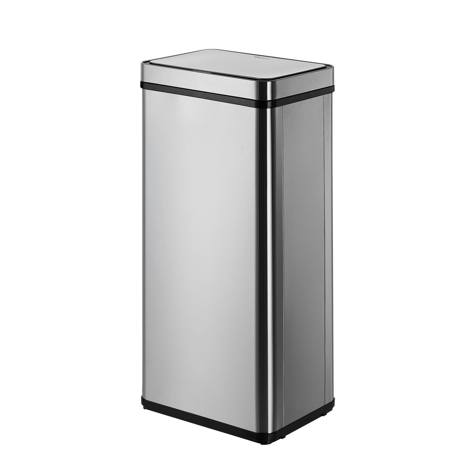 1 Oikiture 75L Motion Sensor Bin Automatic Rubbish Trash Can - Silver, 1 of 10